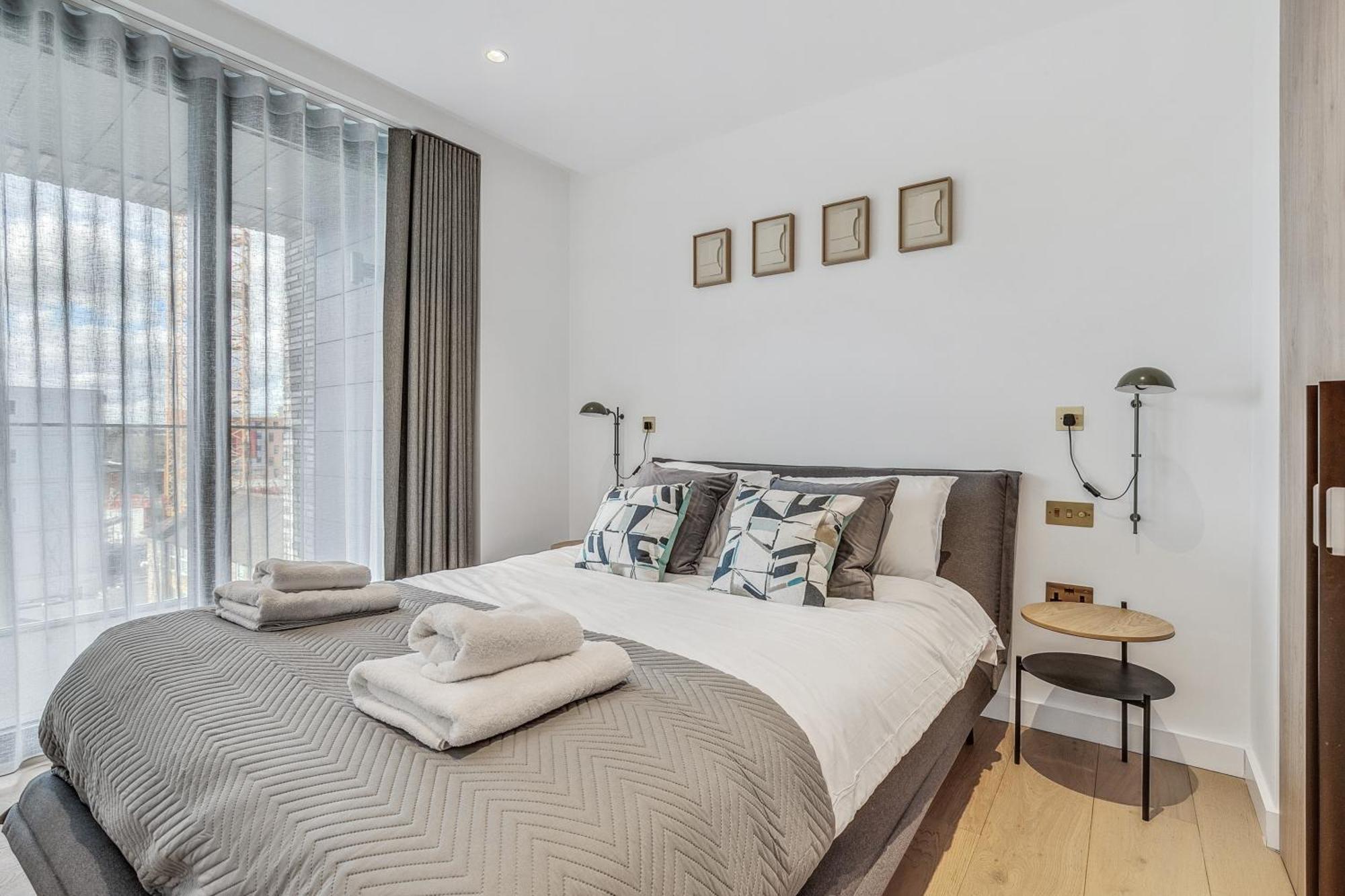 Modern King'S Cross Apartments Londen Kamer foto
