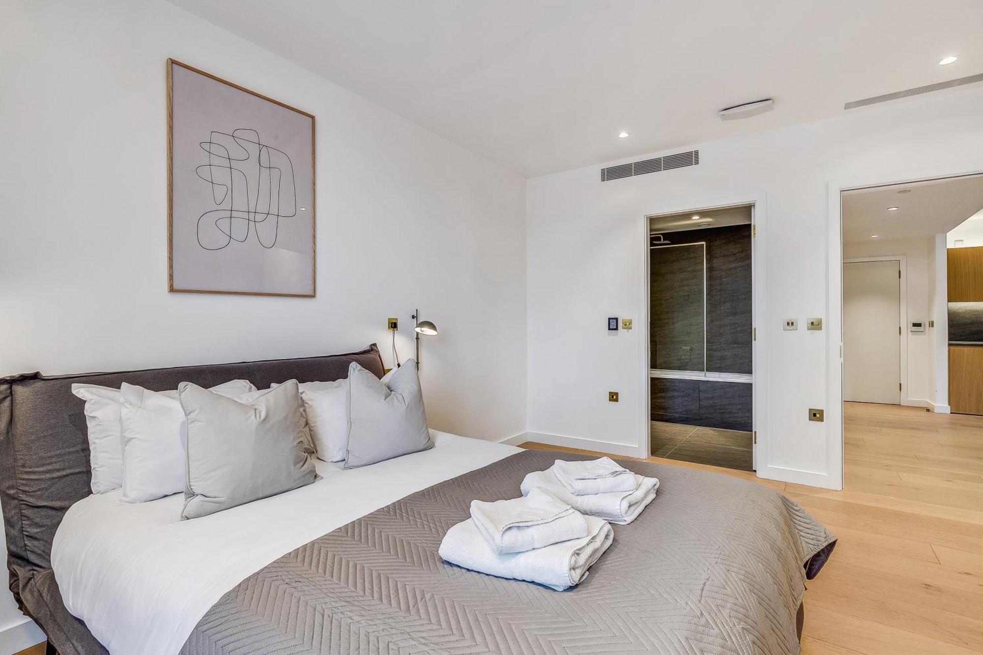 Modern King'S Cross Apartments Londen Kamer foto