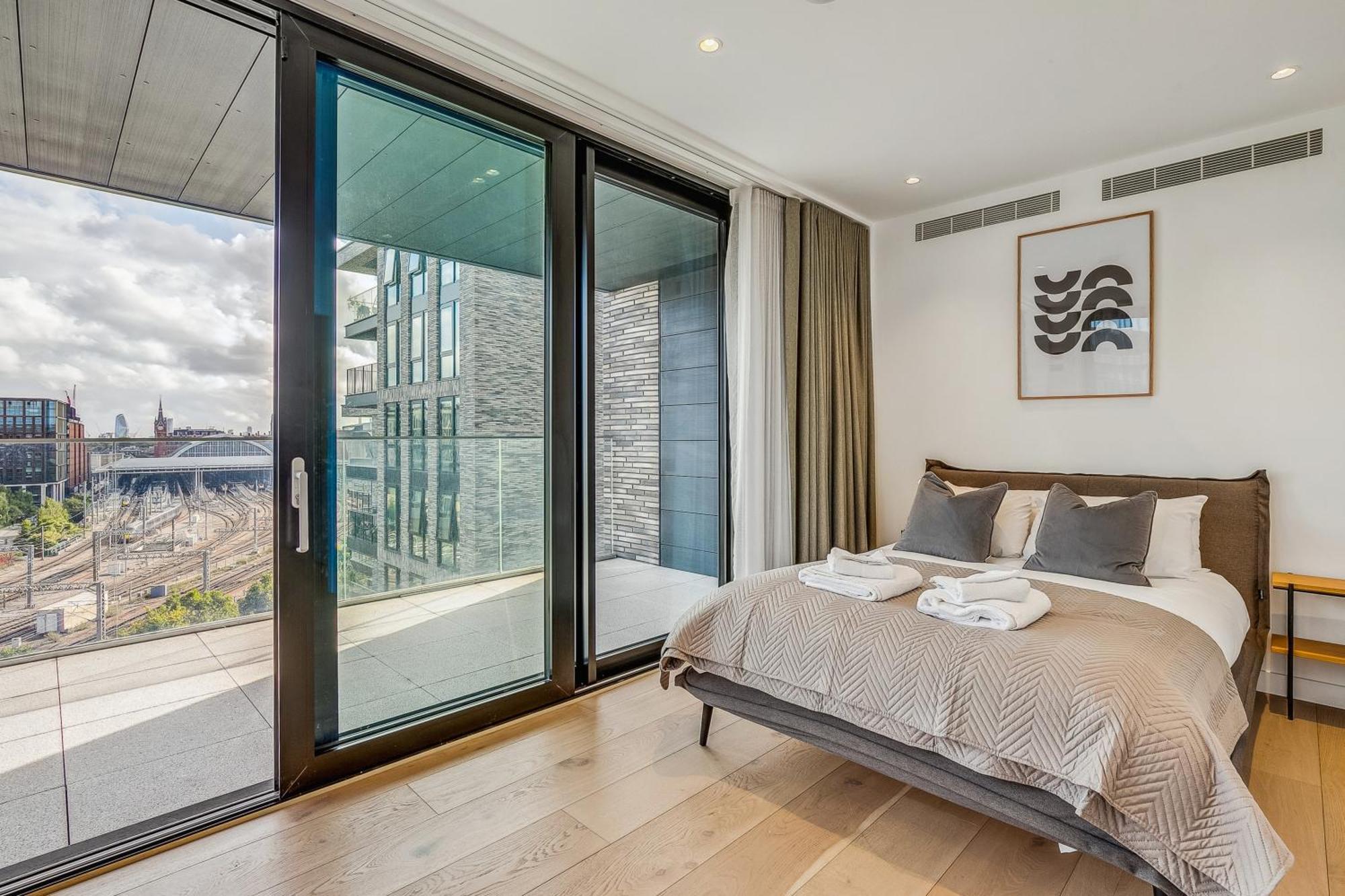 Modern King'S Cross Apartments Londen Kamer foto