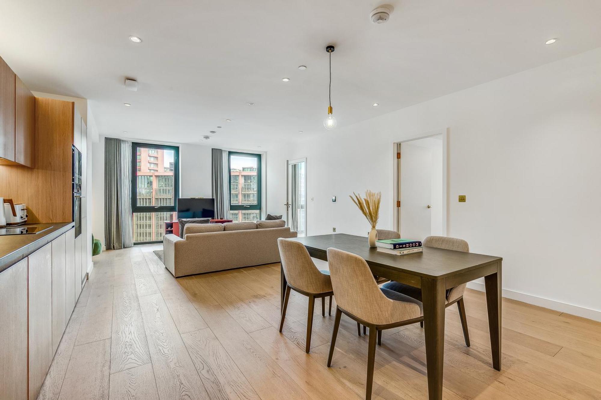 Modern King'S Cross Apartments Londen Kamer foto